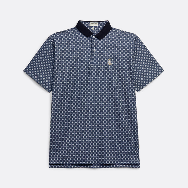 Blue Mosaic Polo
