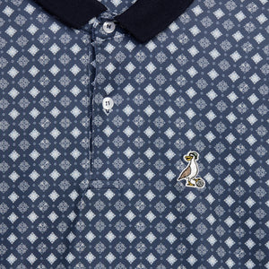 Blue Mosaic Polo