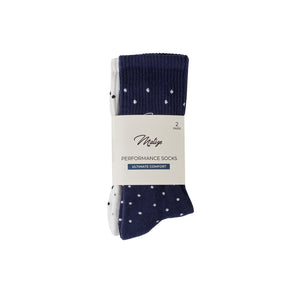 Golf Balls Crew Socks - 2 Pairs Pack