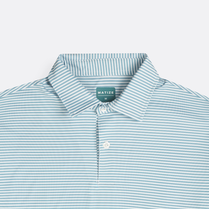 Autumn Stripes Polo White