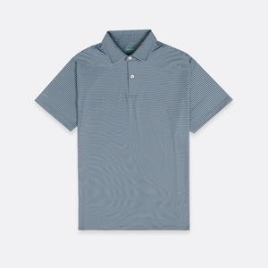 Autumn Stripes Polo Charcoal