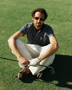 Blue Mosaic Polo