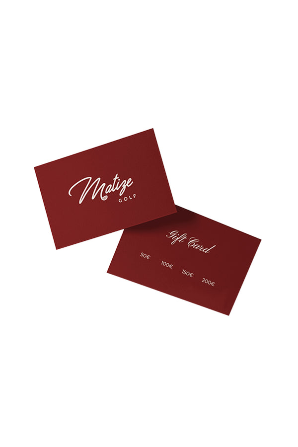 Matize Golf Gift Card