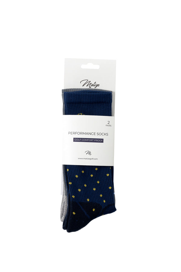 Matize Crew Socks - 2 Pairs Pack